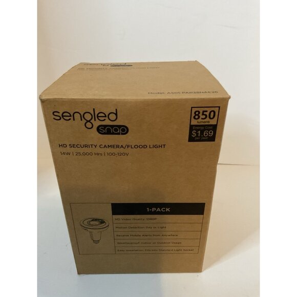 Sengled HD Security Camera Flood Light 850 Lumens Motion Detection New - Picture 3 of 5